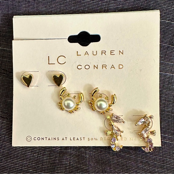 LC Lauren Conrad Jewelry - Seaside/beach theme earring set by Lauren Conrad - nwt